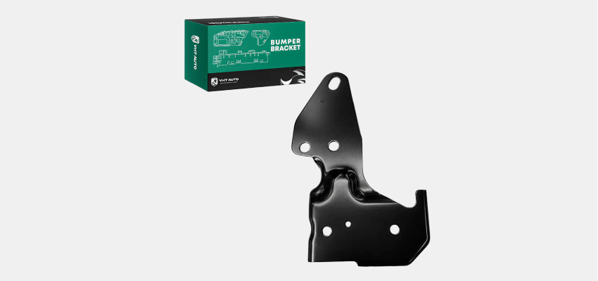 Green rear passenger bumper bracket