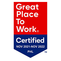 Great Place to Work Certified Nov 2021-Nov 2022 PHL