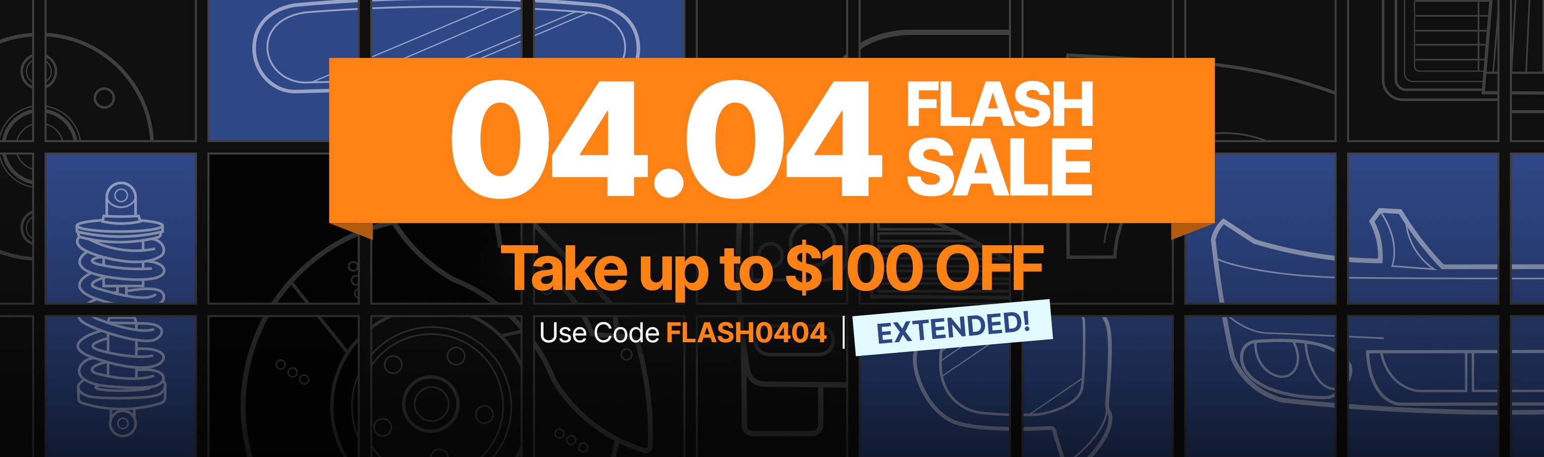 04.04 Flash Sale - In The Garage with CarParts.com