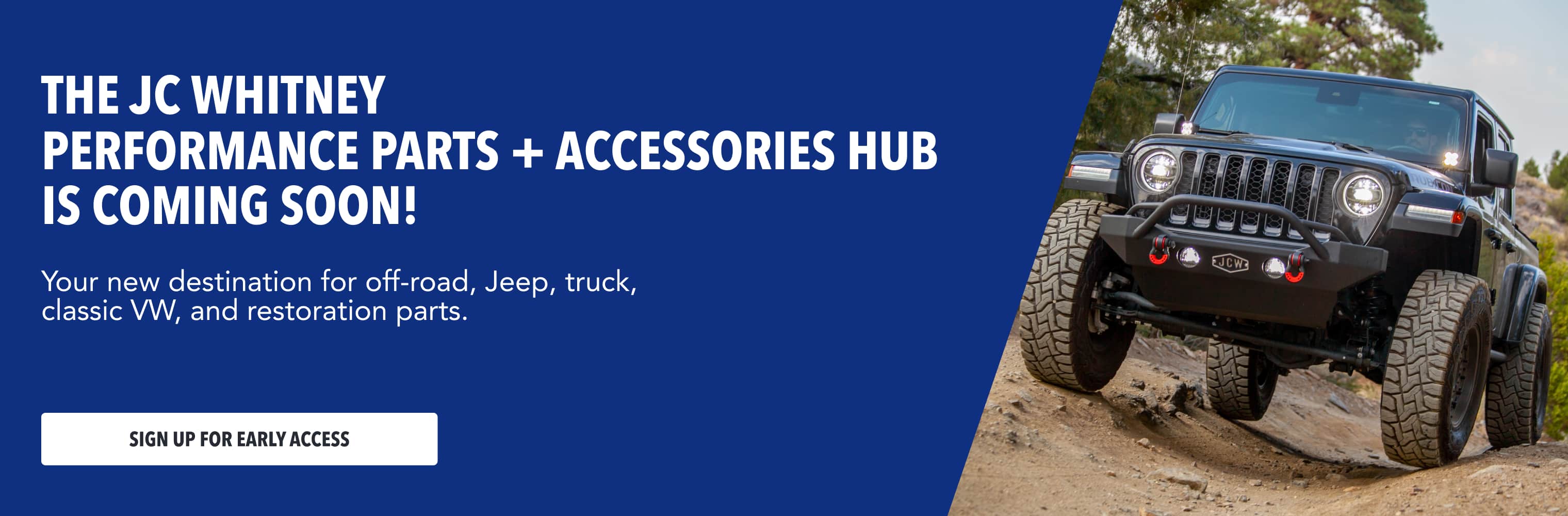 The JC Whitney Performance Parts + Accessories Hub Is Coming Soon!