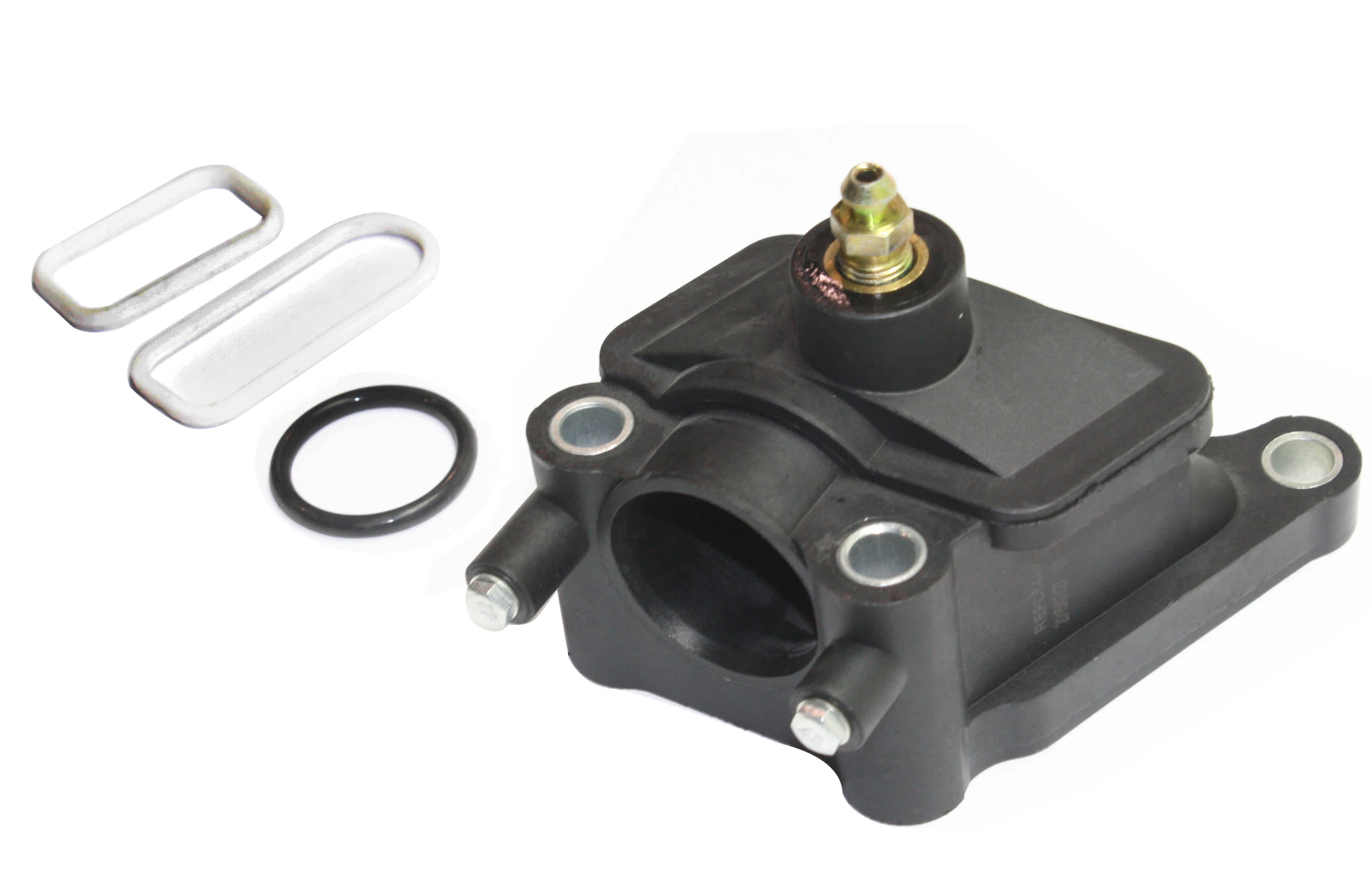 Replacement Coolant Air Bleeder Kit With Housing, Plastic, Black