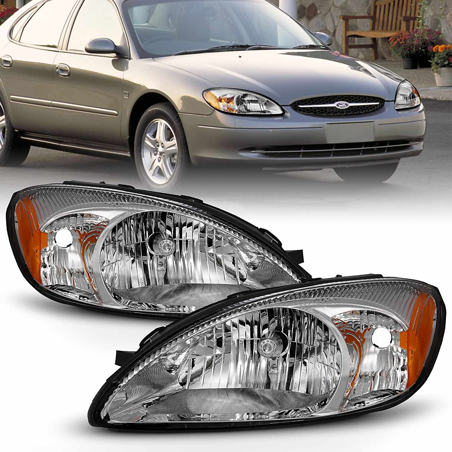 Headlight Assembly 2008 Ford Taurus X