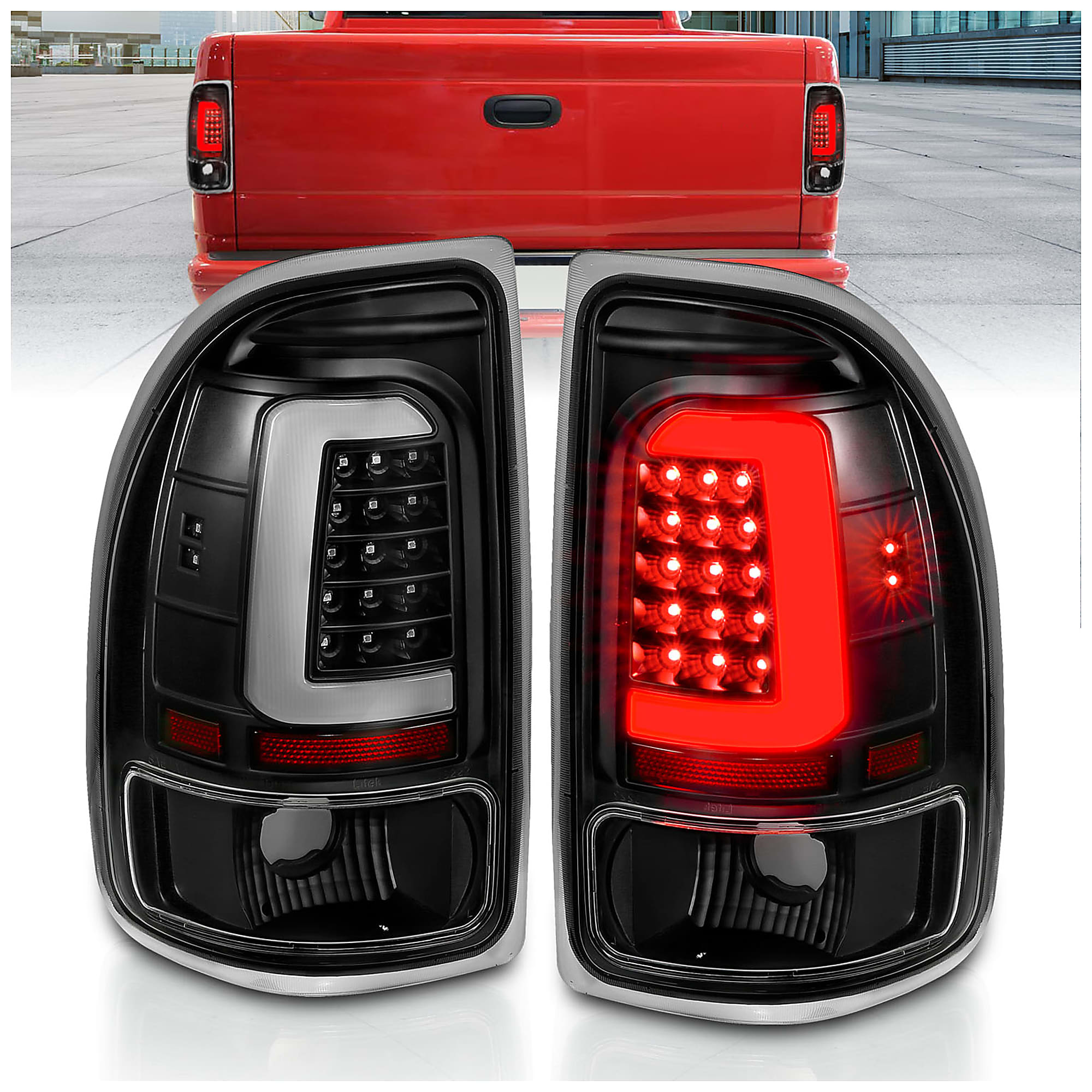 2001 Dodge Dakota Tail Lights from 20