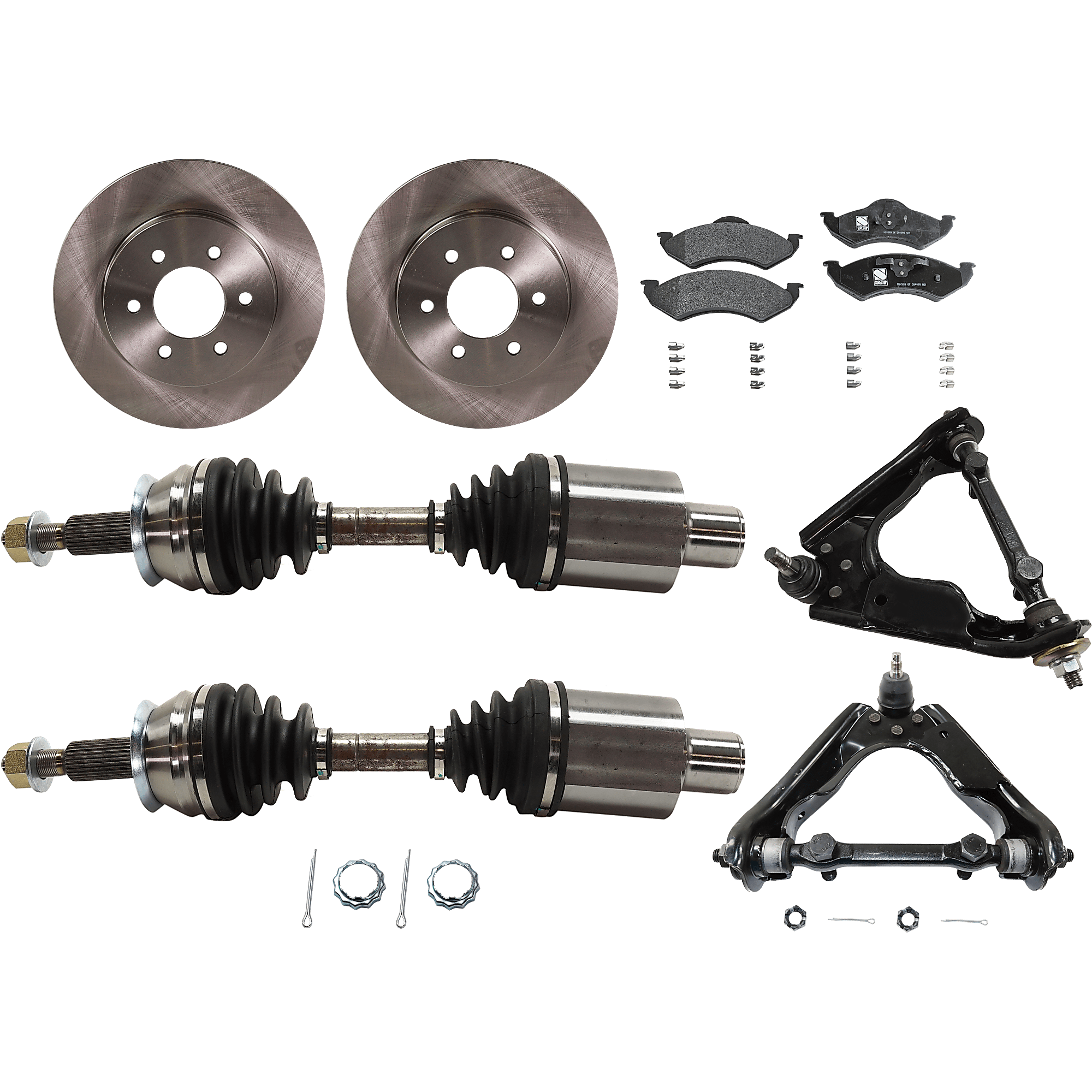 thumbnail image 2 of Detroit Axle Front Brake Calipers (Pair) For 2000-2002 Dodge Dakota & Durango 2 of 5