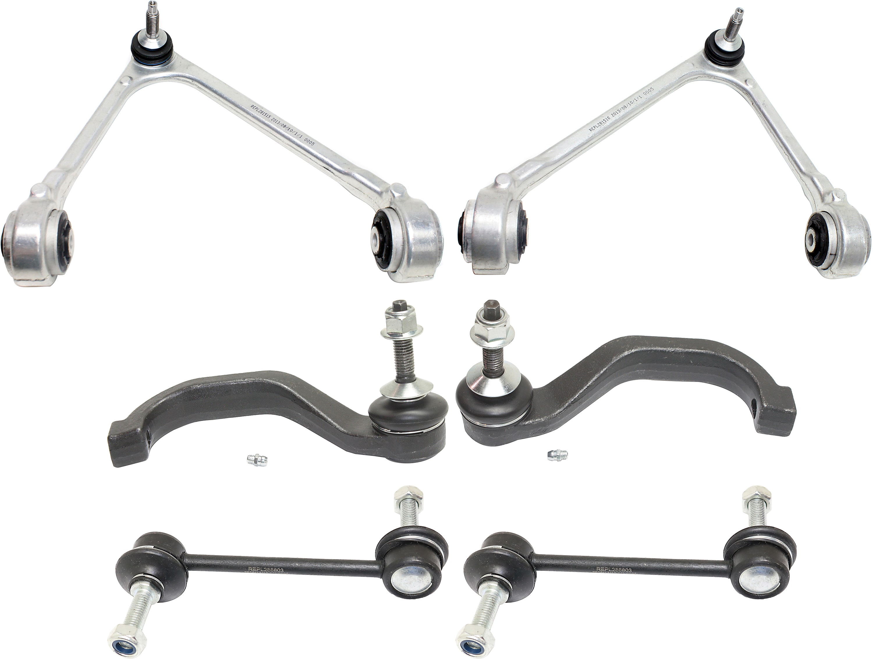 LINCOLN LS Front Rear Control Arm Sway Bar Link Tie Rod Suspension Kit Set 12pc
