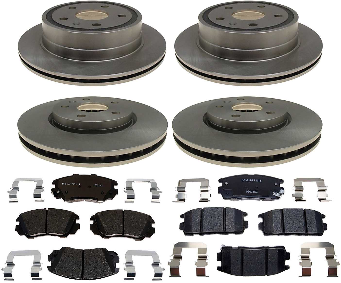2015 Chevrolet Equinox Brake Disc and Pad Kits from 127