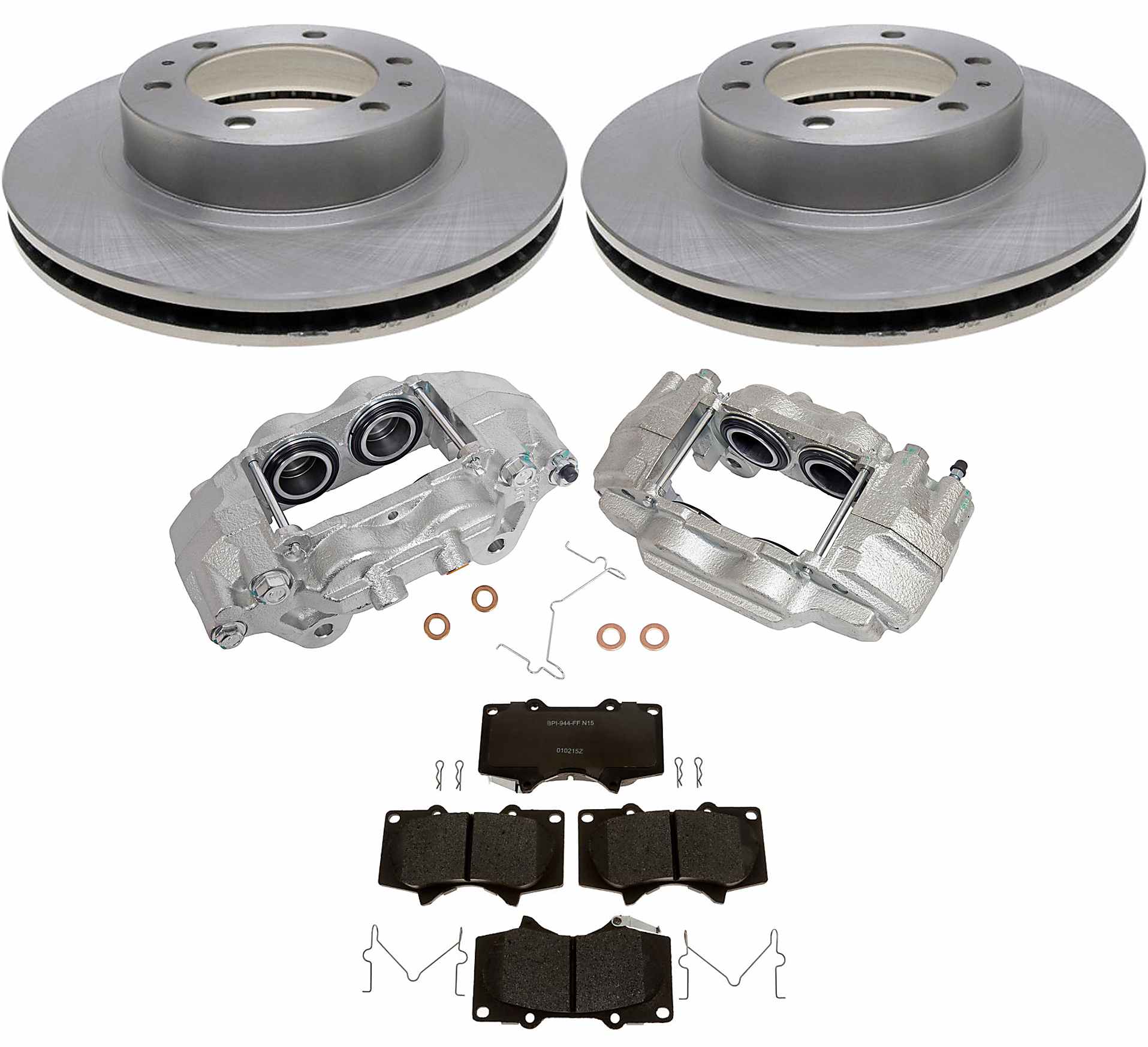 2009 Toyota FJ Cruiser Brake Disc and Caliper Kits from 286