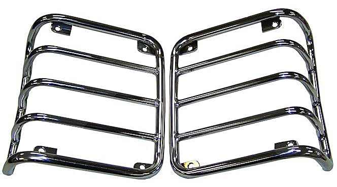 BLACK HORSE 7G086106SS Stainless Steel Tail Light Guards 