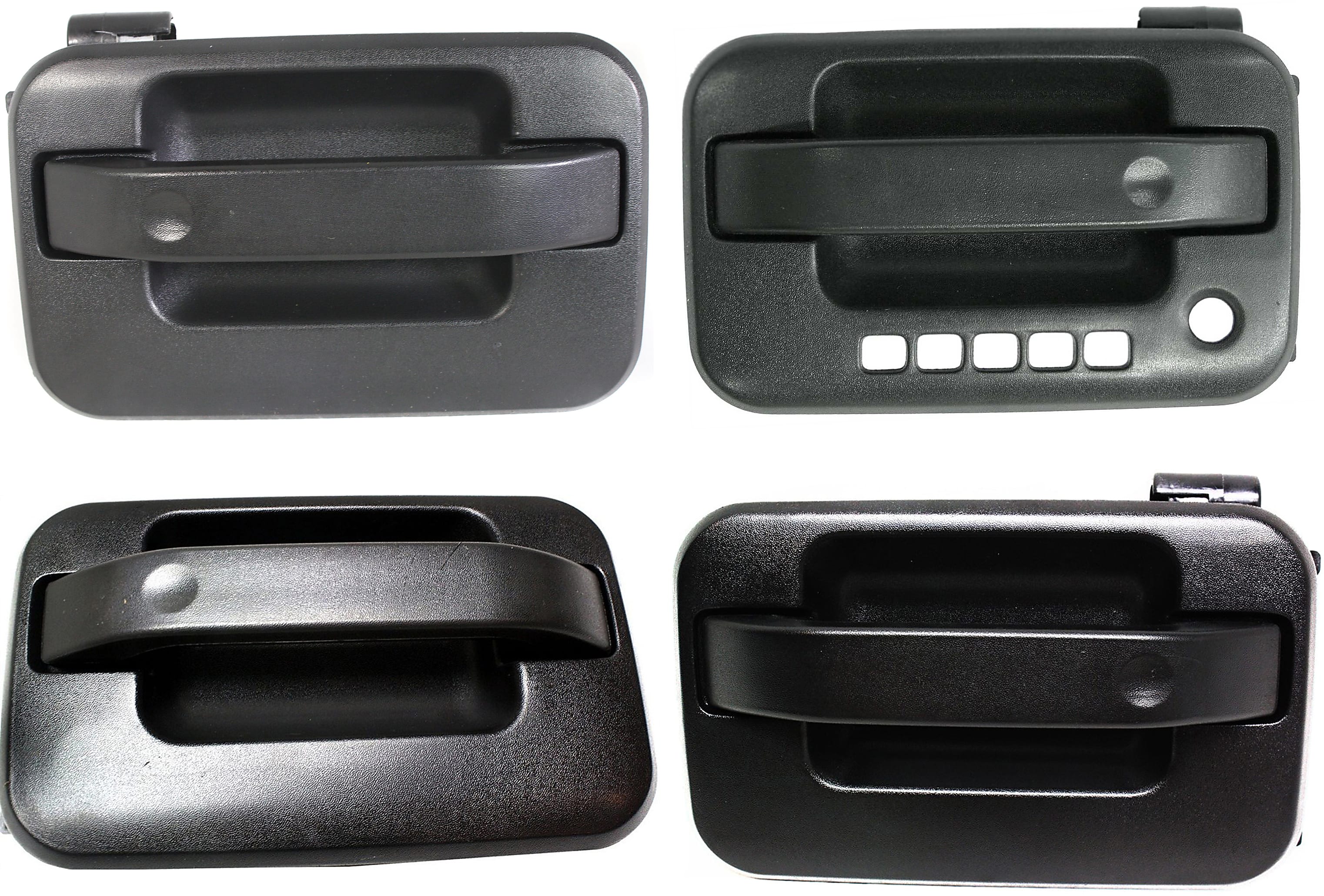 2004-2014 Ford F-150 Rear Door Handle LH Outside Textured Black W/o Keyhole