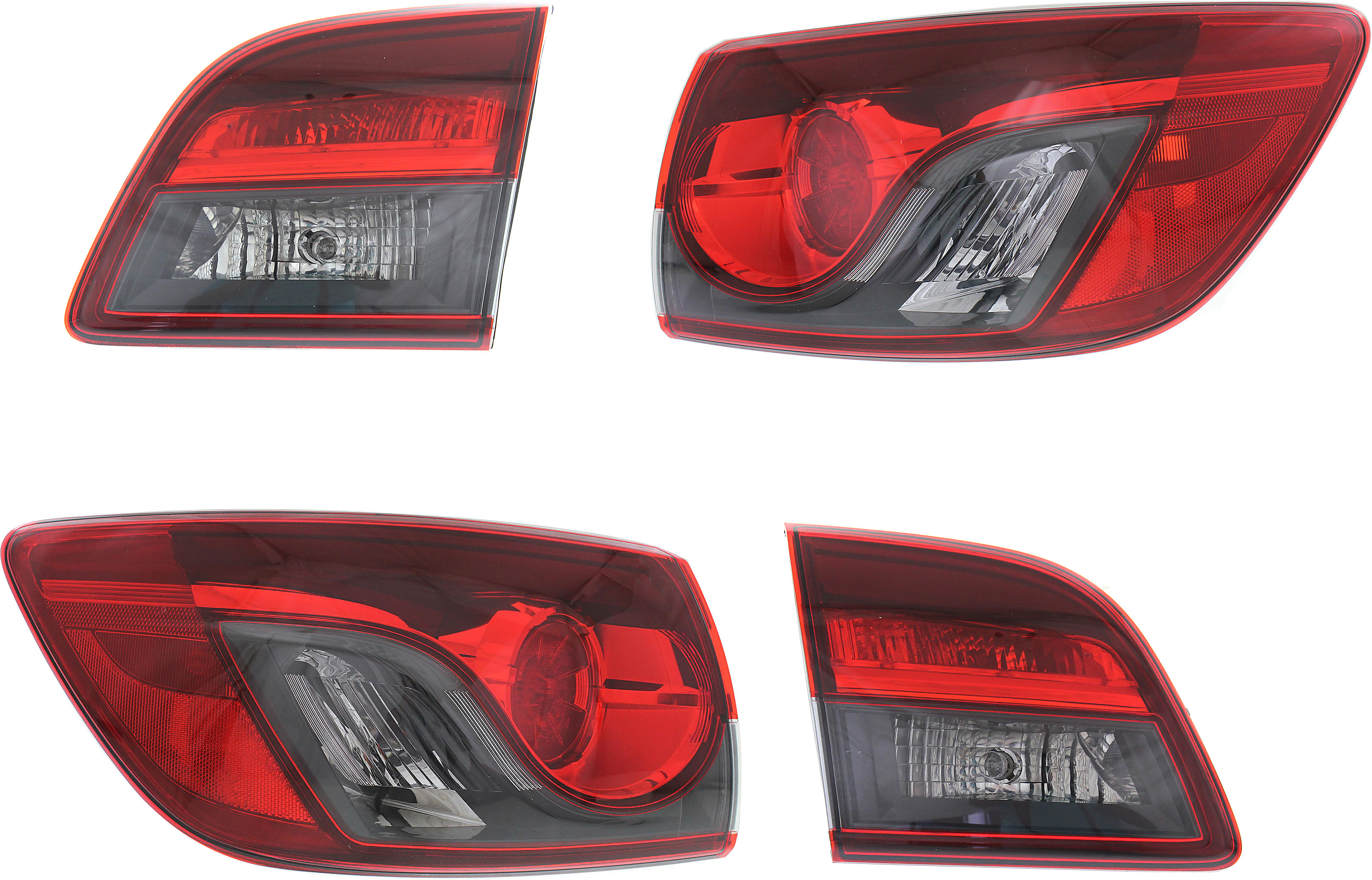 Partslink MA2802109 OE Replacement Tail Light Assembly MAZDA CX9 2013-2015 