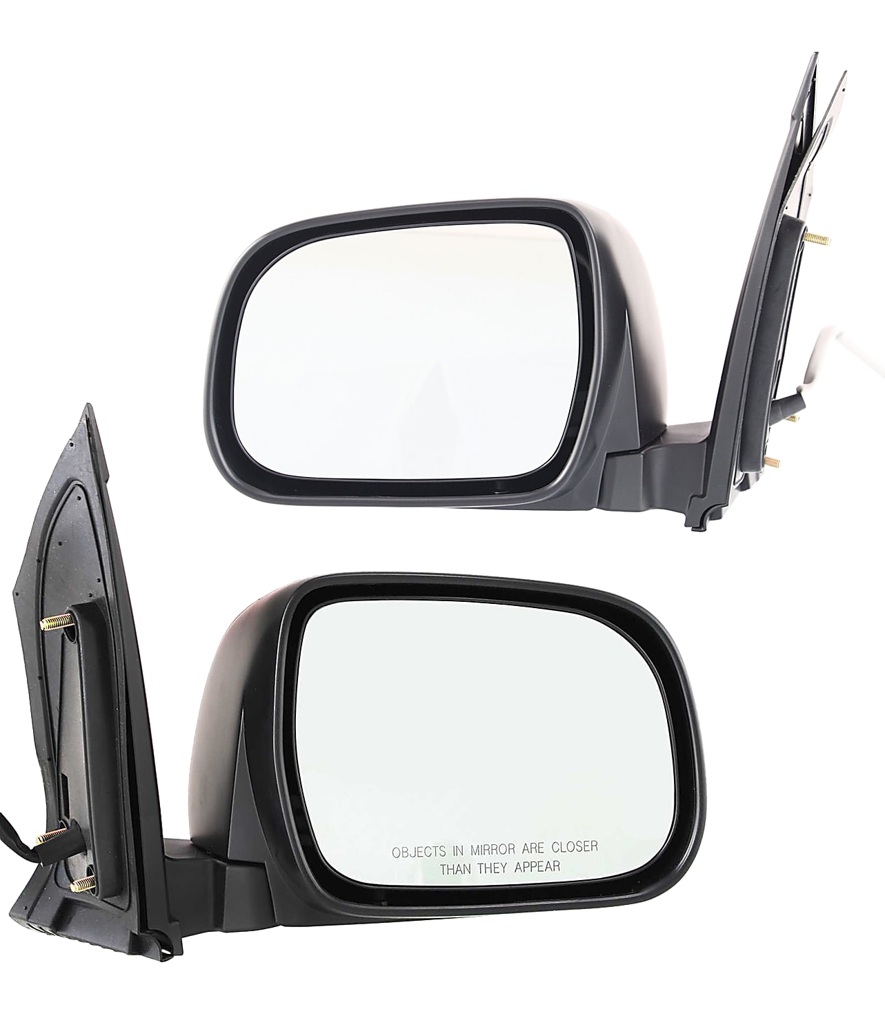 Driver Power Side View Rear Mirror Left Manual Fold For 2004-10 Toyota Sienna