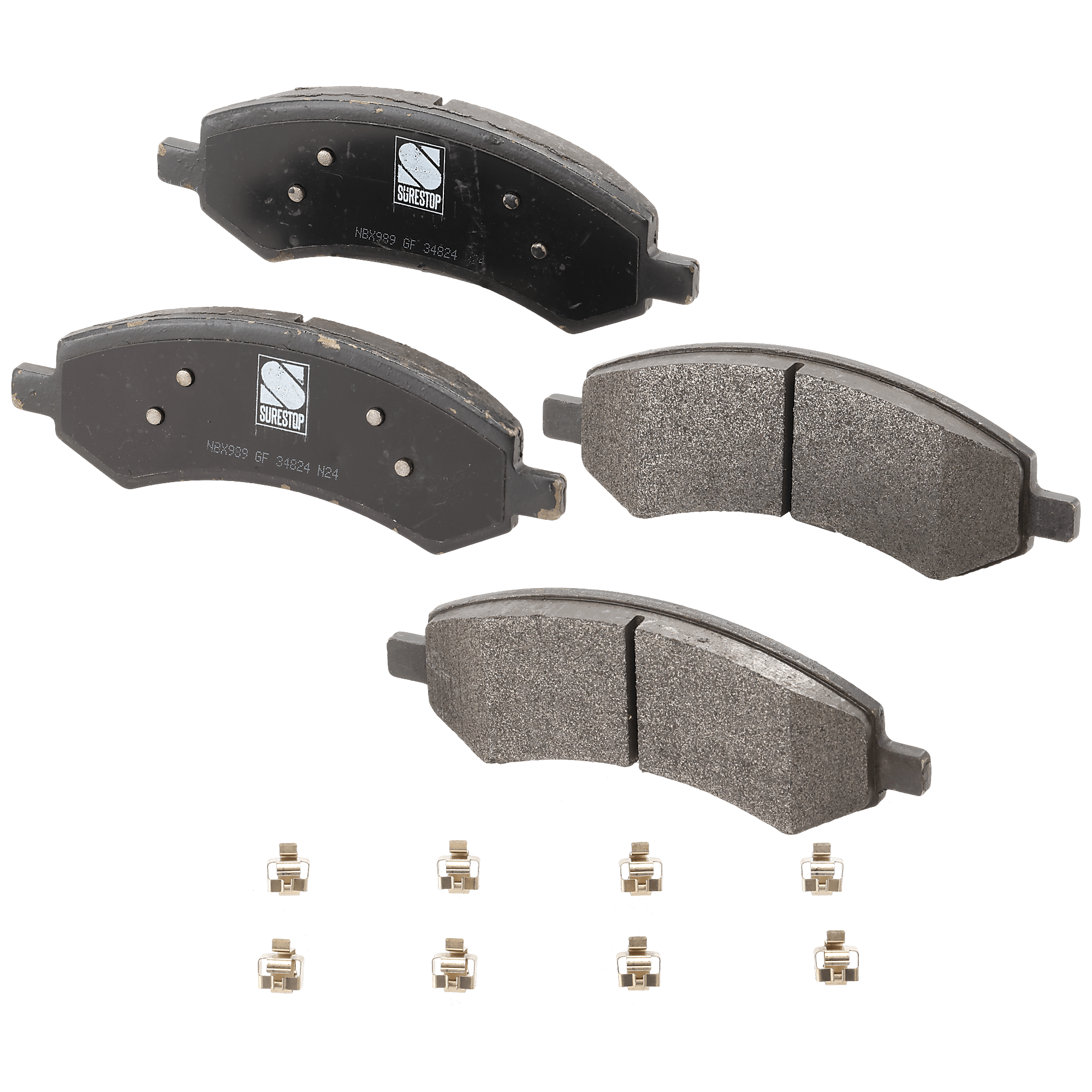 Car Brake Pad Sets Front, Rear, Ceramic, SemiMetallic from 15