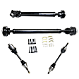 Axles, Driveshaft & 4WD