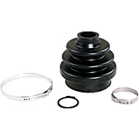 103-2458 OE Replacement Series CV Boot - Black, Direct Fit, Kit