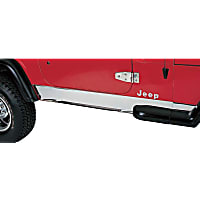 11145.02 Rocker Panel Guards - Polished, Stainless Steel, Direct Fit, Set of 2