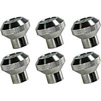11420.01 Dash Knob Kit - Polished, Aluminum, Kit