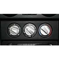 11420.05 A/C Control Knob - Natural, Billet Aluminum, Direct Fit, Set of 3