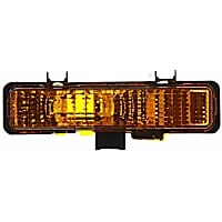Front, Passenger Side Turn Signal Light, Without bulb(s)