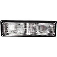 Front, Passenger Side Turn Signal Light, without Bulb, For Models with Composite Headlight