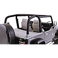 13612.15 Roll Bar Padding - Black Denim, Fabric, Direct Fit, 3-piece