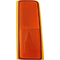 Front, Driver Side Reflector, For Models With Single Sealed Beam Headlights
