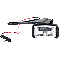 Front, Driver Side Fog Light, With Bulb(s), Halogen, With Mounting Bracket