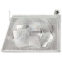 Driver Side Headlight, with Bulb, Halogen, Clear Lens