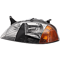 Driver Side Headlight, without Bulb, Halogen, Clear Lens