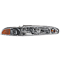 Passenger Side Headlight, with Bulb, Halogen, Clear Lens