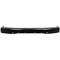 Front Bumper, Painted Black, With License Plate Provision, Without Mounting Brackets