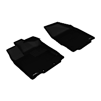 L1NS05811509 Front Row KAGU All-Weather Custom Fit Series Molded Floor Liner, Black Made of Rubber
