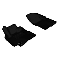 L1PA00111509 Front Row KAGU All-Weather Custom Fit Series Molded Floor Liner, Black Made of Rubber
