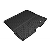 M1VV0251309 3D MAXpider KAGU Series Cargo Mat - Black, Made of Rubberized/Thermoplastic, Molded Cargo Liner, Direct Fit, Sold individually