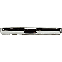 Front Bumper, Chrome, With License Plate Provision, Without Molding Holes, Without Mounting Brackets