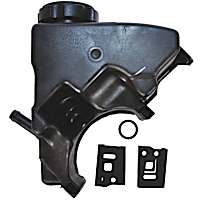 3R-418 Power Steering Reservoir - Black, Direct Fit, Sold individually