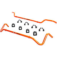 440-503001-N Front and Rear Sway Bar Kit, Alloy Steel, 32 mm Front/29 mm Rear, Non-adjustable, Powdercoated Orange