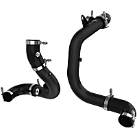 46-20414-B BladeRunner Series Intercooler Hose - Black, Aluminum, Direct Fit, Set of 2