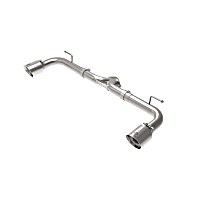 49-37014-P Takeda Series - 2014-2018 Mazda 3 Axle-Back Exhaust System - Made of 304 Stainless Steel