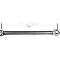 65-9293 Front Driveshaft,, 29.37 in. Length, Reman Series