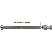 65-9398 Front Driveshaft,, 26.75 in. Length, Reman Series
