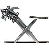 82-1046A Front, Driver Side Power Window Regulator, Without Motor