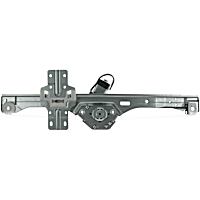 82-1055HR Rear, Driver Side OE Replacement Series Power Window Regulator, With Motor