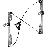 82-13155A Sedan Front, Passenger Side OE Replacement Series Power Window Regulator, Without Motor