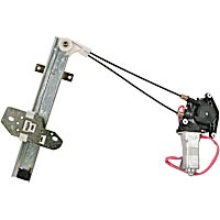 82-1581AR Rear, Passenger Side New Series Power Window Regulator, With Motor