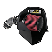 21-858C Cold Air Intake, Dry, Aluminum Tube, Dryflow Series