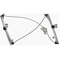 82-20214A Front, Passenger Side OE Replacement Series Power Window Regulator, Without Motor