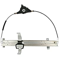 82-382D Rear, Passenger Side New Series Power Window Regulator, Without Motor