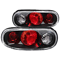 221077 Driver and Passenger Side Halogen Tail Light, Without bulb(s)