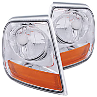 521026 Driver and Passenger Side Incandescent Corner Light, Without bulb(s)