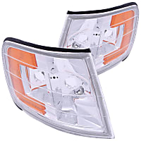 521028 Driver and Passenger Side Incandescent Corner Light, Without bulb(s)